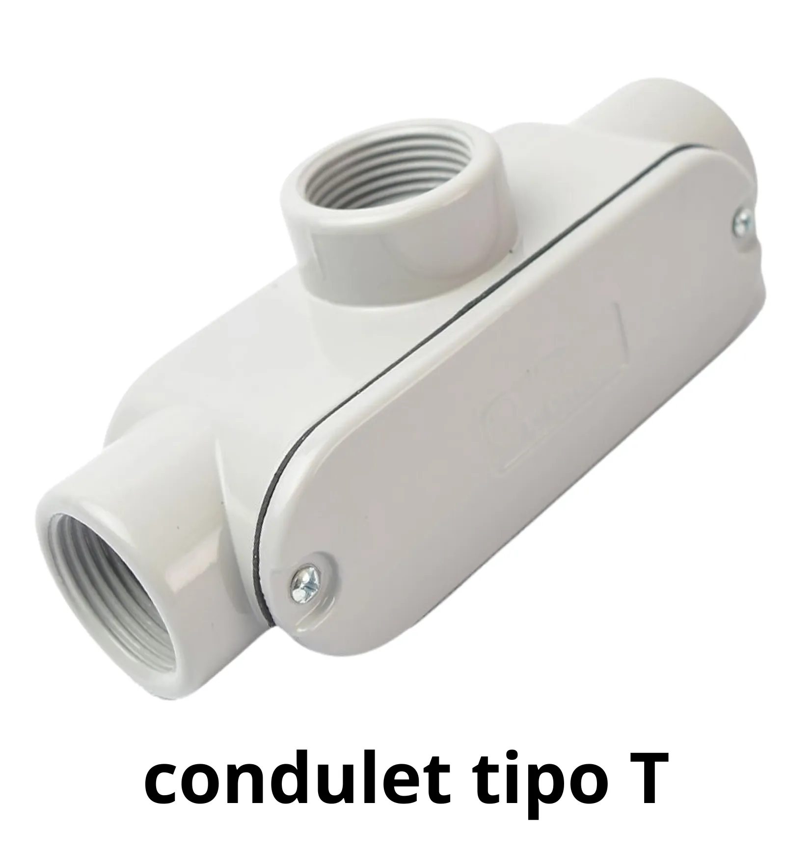 CAJA CONDULET 3-4 OVALADA TIPO T CON ROSCA