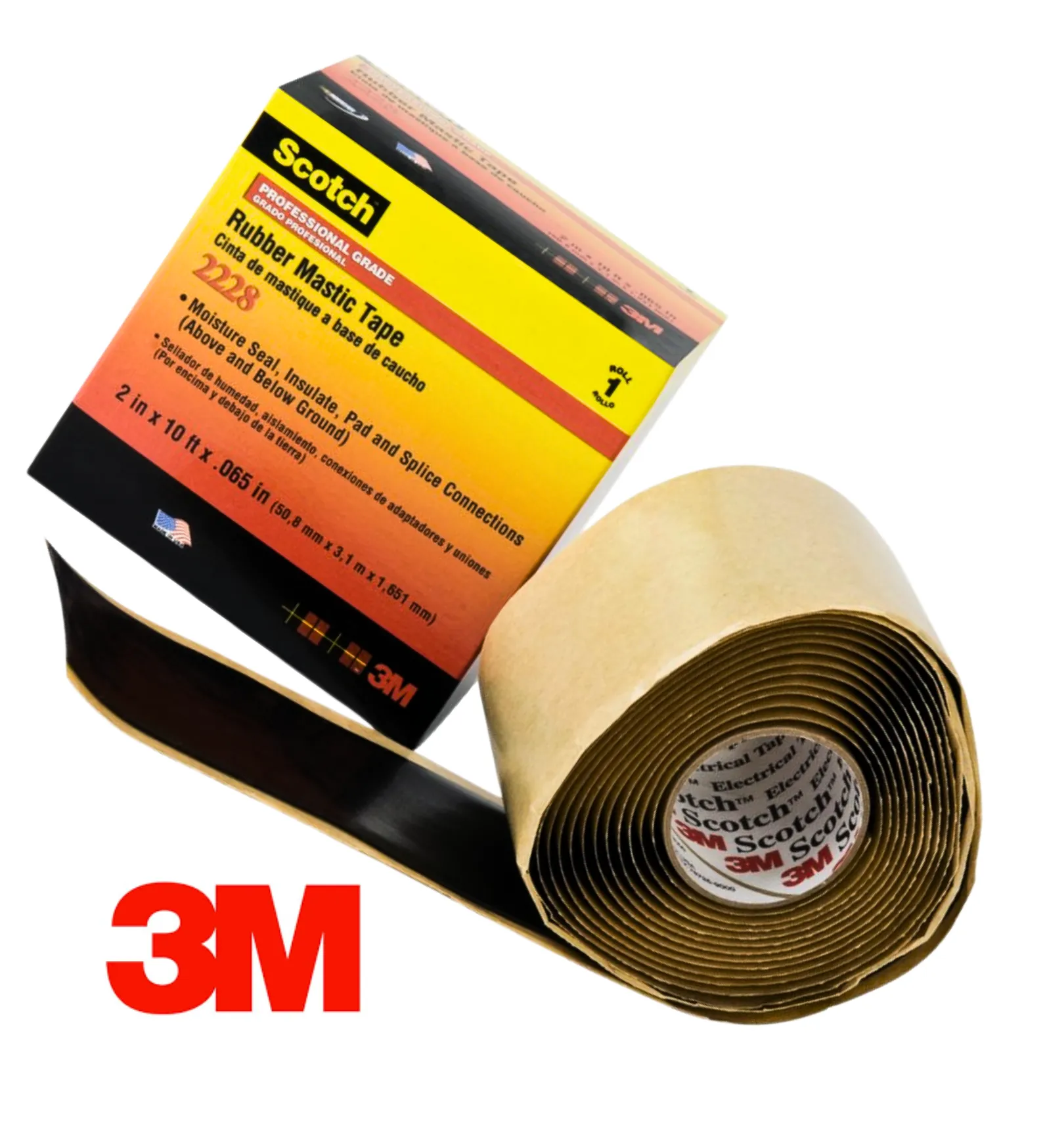 CINTA AUTOFUNDENTE 2228 3M MASTIC SCOTCH 2´ 35KV