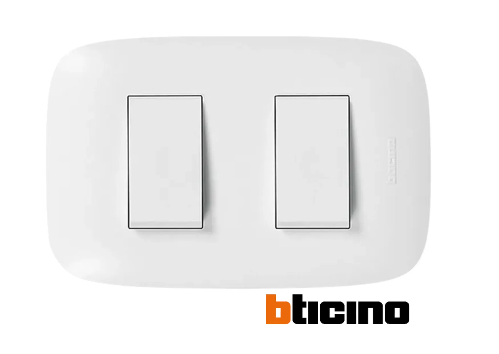INTERRUPTOR DOBLE BTICINO SENCIA