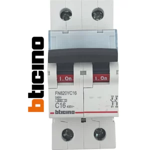LLAVE TERMICA 2X16A BTICINO 220V 6kA