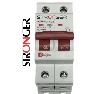 LLAVE TERMICA 2X32A STRONGER ALPHA