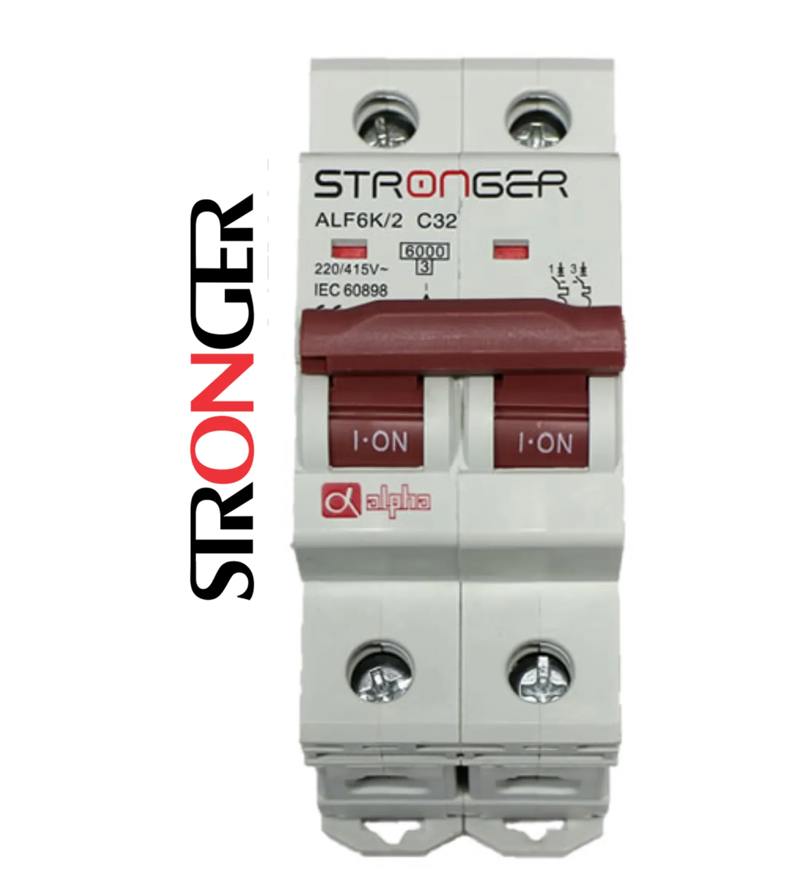 LLAVE TERMICA 2X32A STRONGER ALPHA