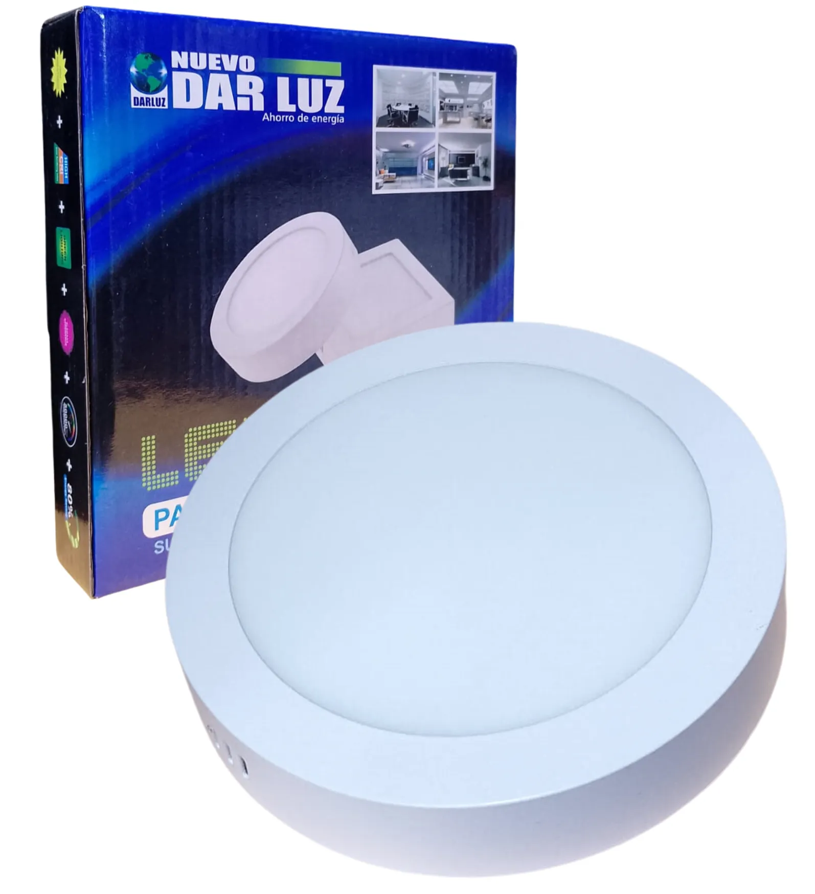 PANEL LED 15W DARLUZ 7000K LUZ BLANCA1500LM
