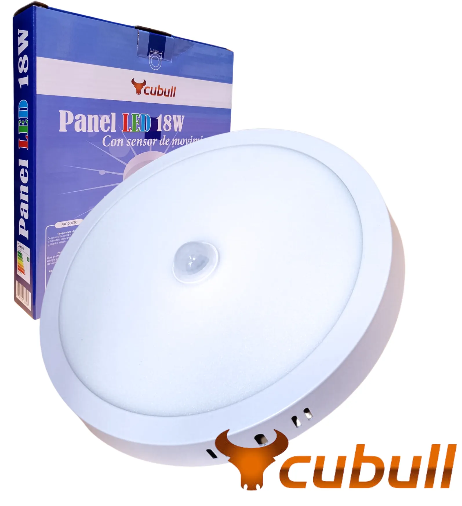 PANEL LED SENSOR18W CUBULL 6500K LUZ BLANCA 220V