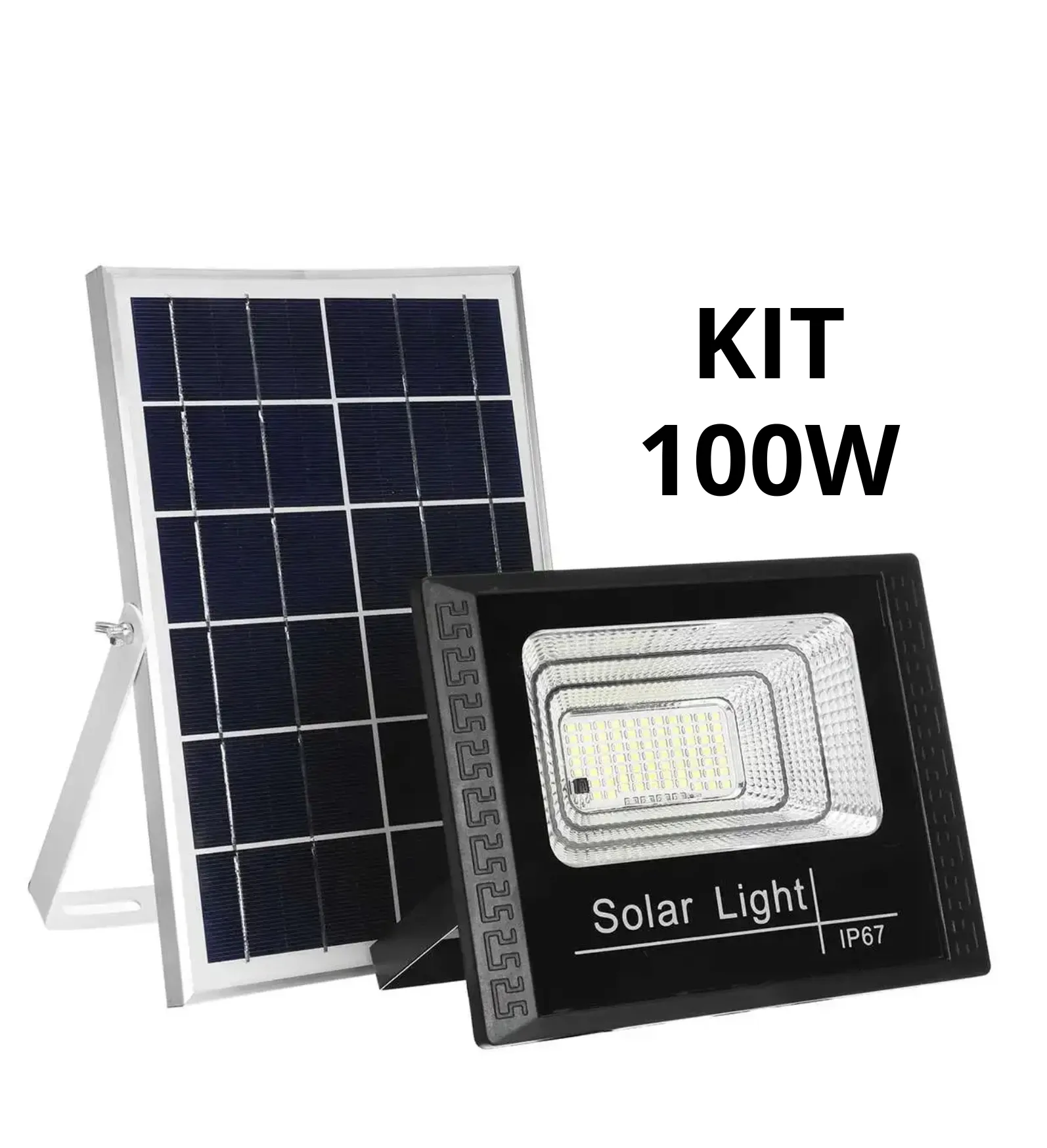REFLECTOR SOLAR 100W + PANEL IP66 EXTERIOR