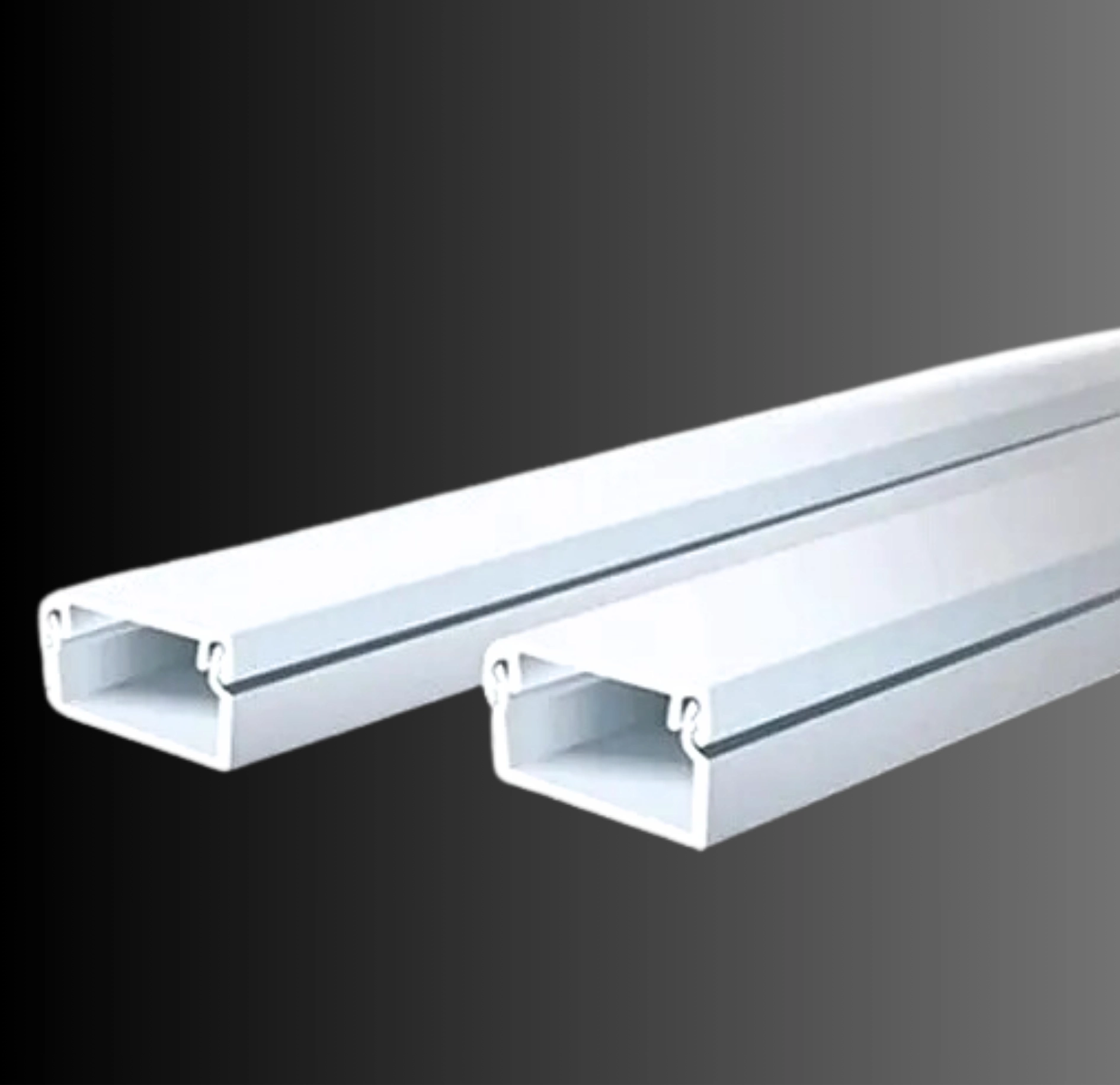 CANALETA DE PVC 19X39MM ADHESIVA LA PARTE TRASERA - Imagen 2