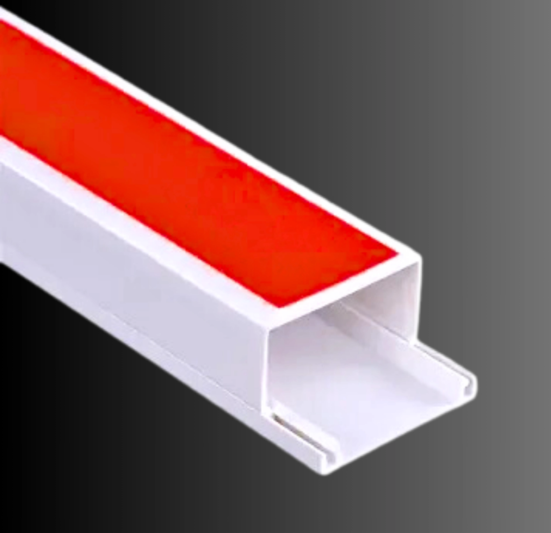 CANALETA DE PVC 19X39MM ADHESIVA LA PARTE TRASERA