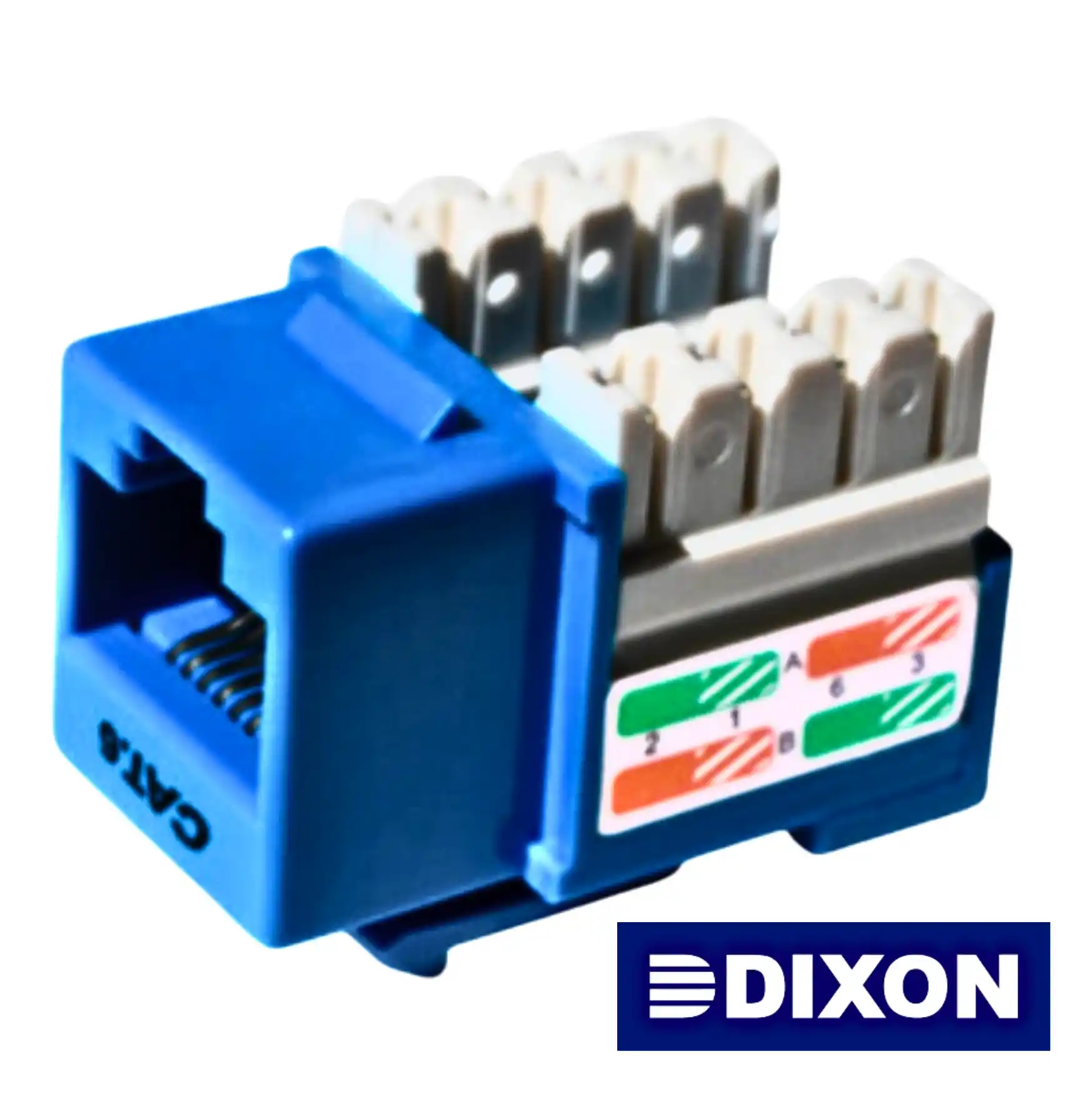 JACK CAT6 RJ45 PONCHEO DIXON SLIM AZUL_11zon