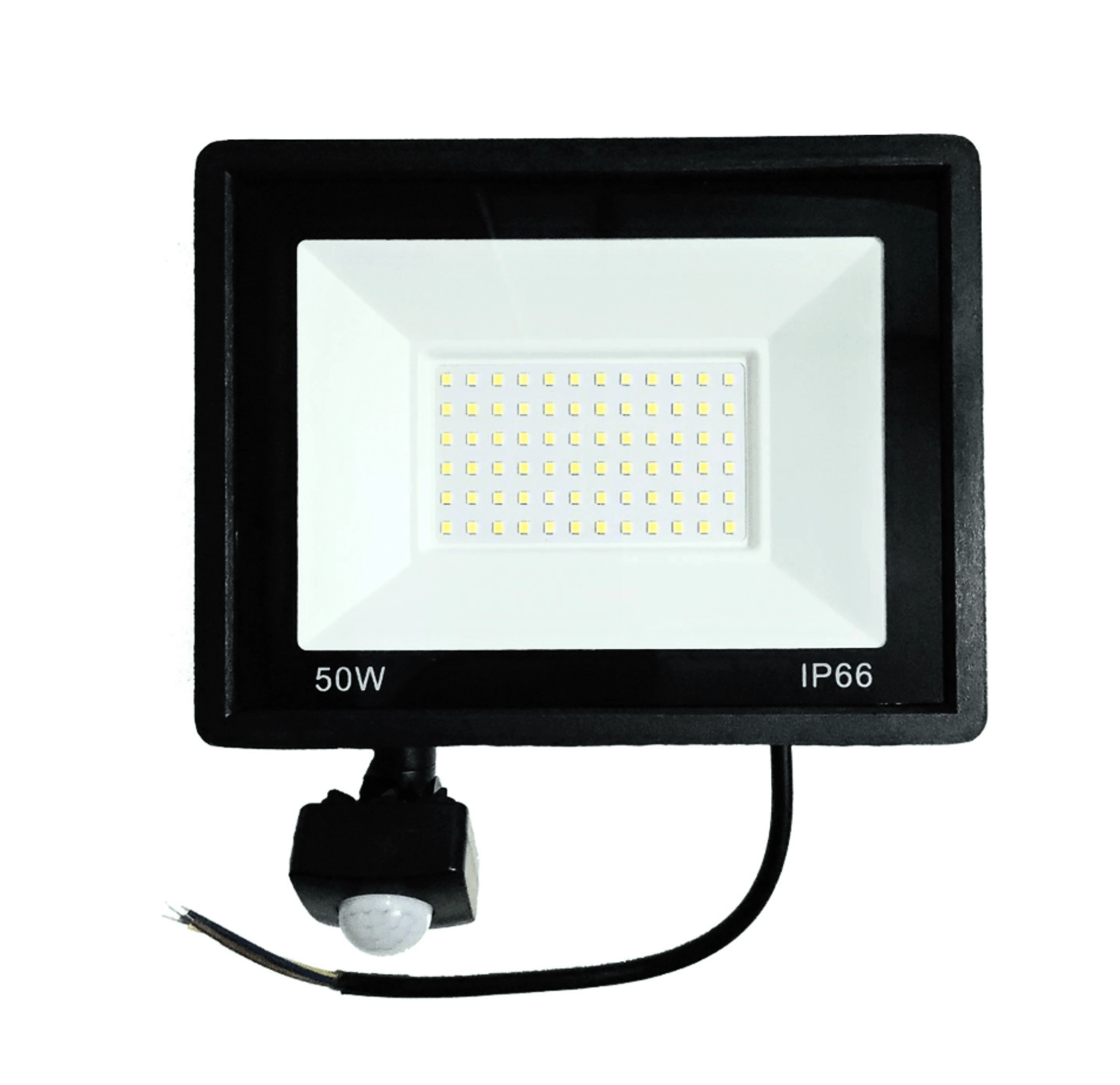 REFLECTOR SENSOR LED 50W IP66 LUZ BLANCA
