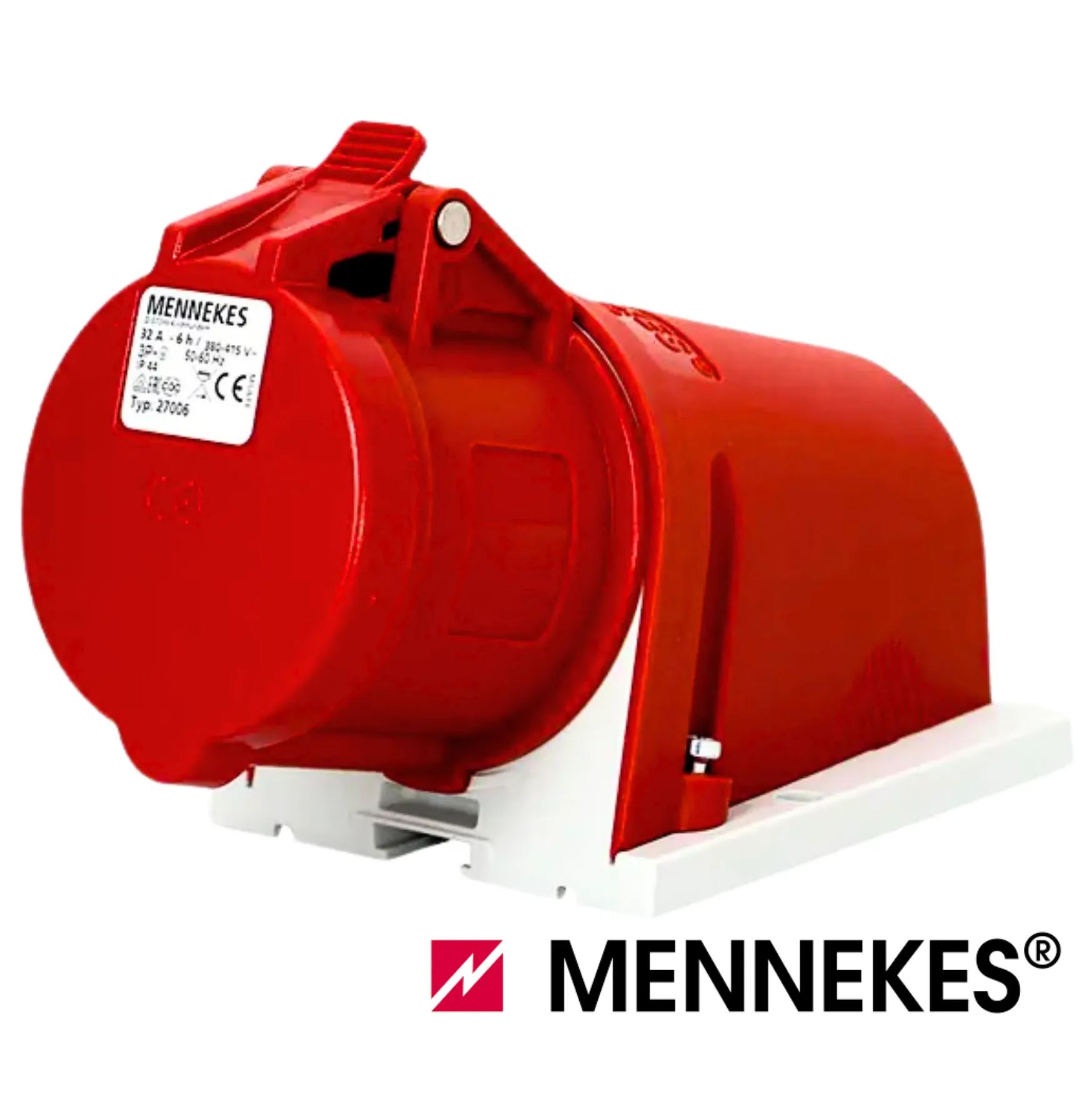TOMA TRIFASICO 32A 3P+T 6H 380V MENNEKES IP44