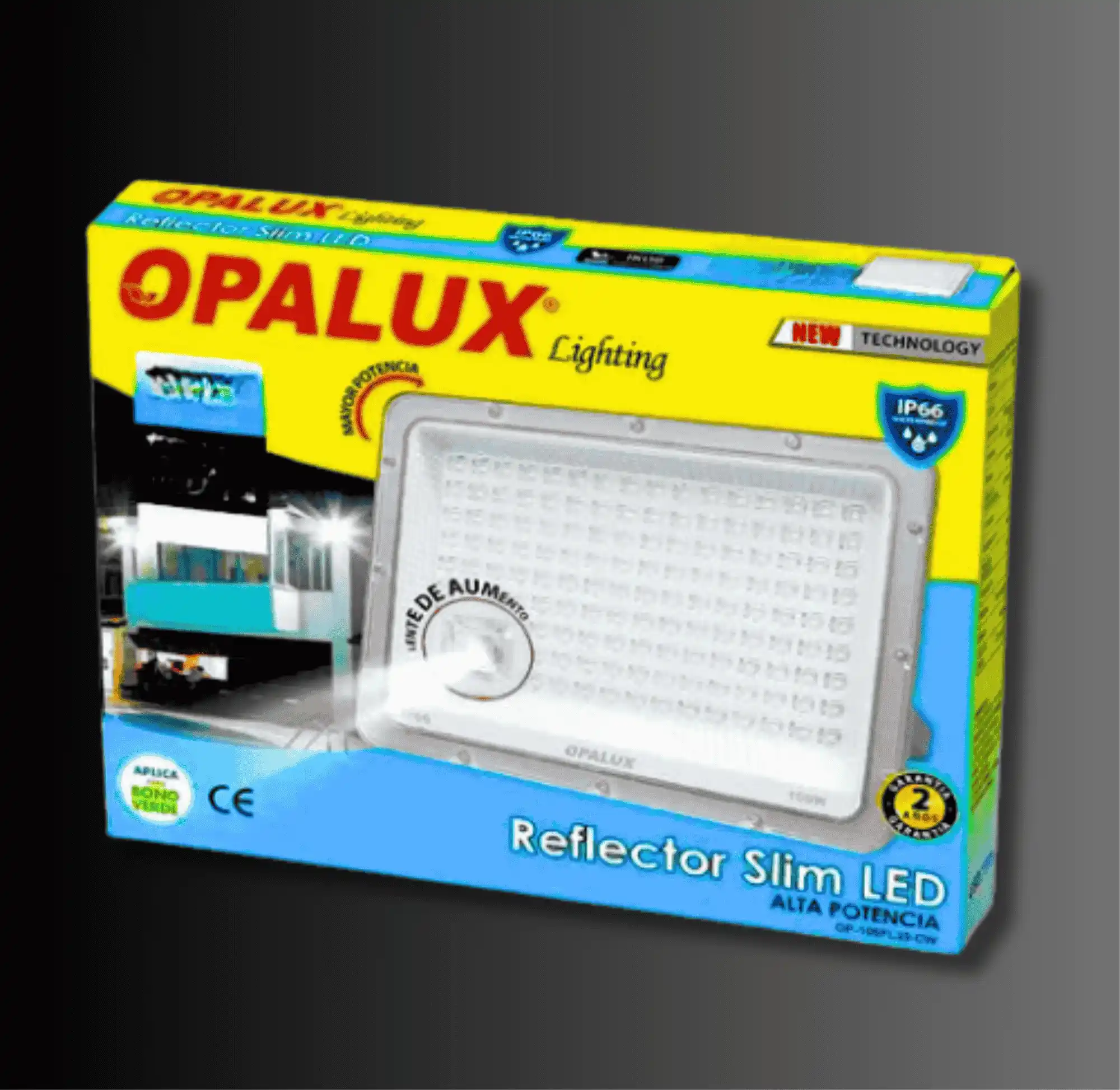 REFLECTOR LED 400W SLIM OPALUX 7200K - Imagen 2