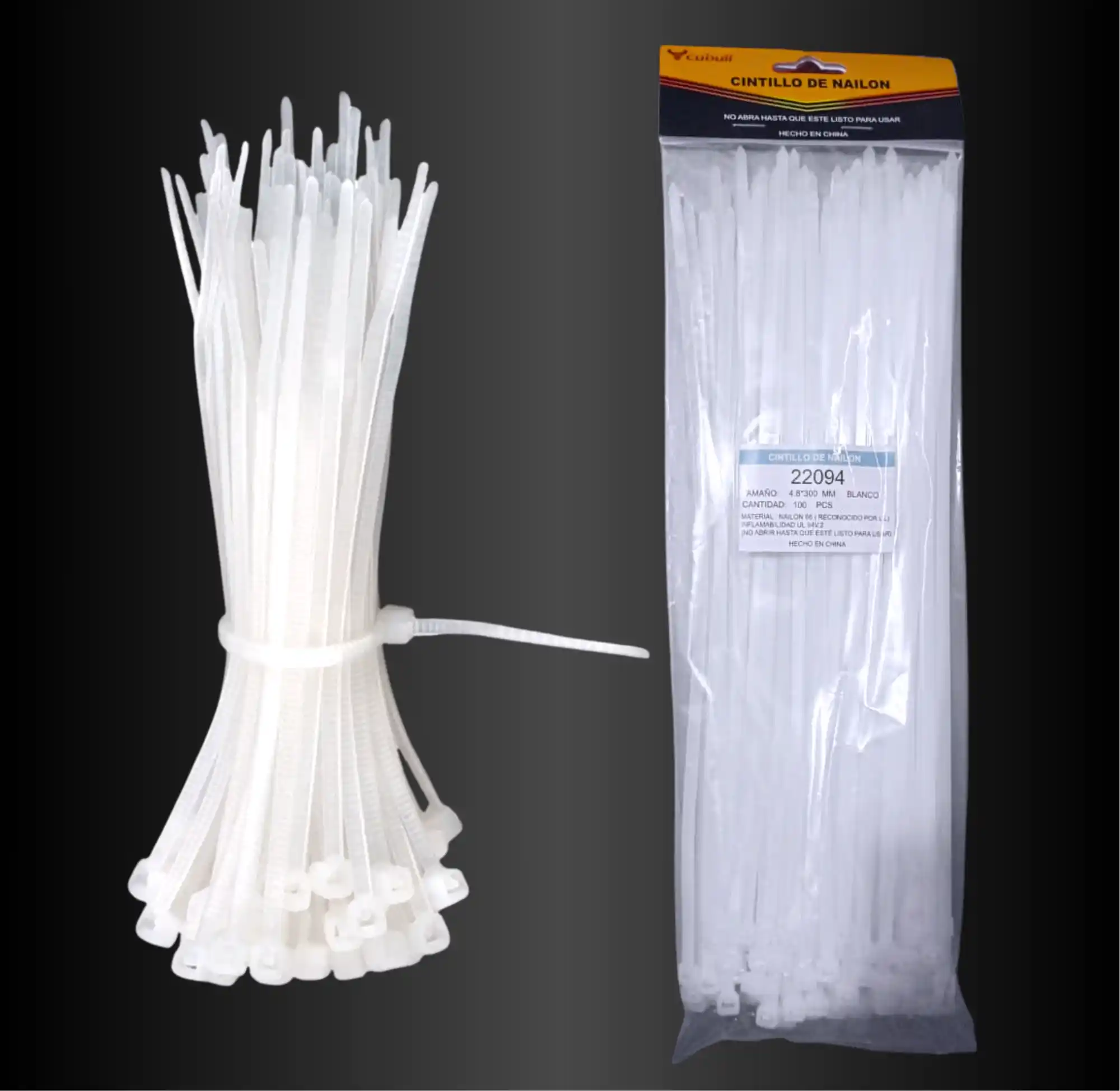 CINTILLO DE SEGURIDAD 300X4