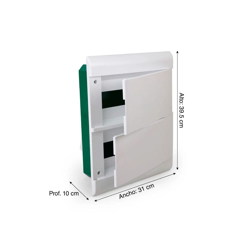 TABLERO EMPOTRABLE 24 POLOS SCHNEIDER,EASY9, 24 POLOS IP40 2 FILA EZ9E3324 - Imagen 2
